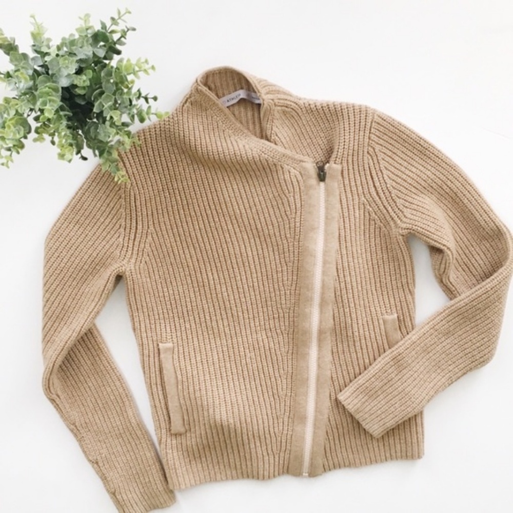Athleta Merino Wool Drape Stowe Cardigan